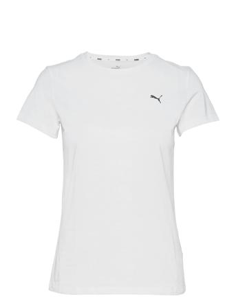 Ess Small Logo Tee T-shirt Top Hvid PUMA