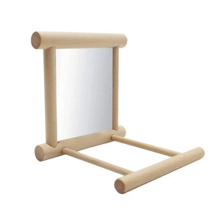 Fuglespeil med pinne Leke Stativ Fugleleke for papegøyer parakitter nymfeparakitter bur