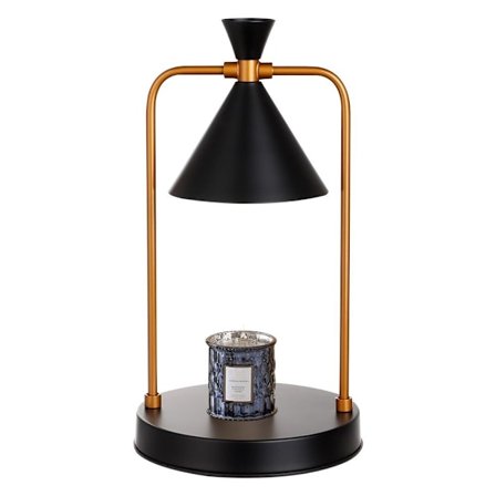 Aromaterapilampa Smältljus Ljus VINTAGE SVART VINTAGE