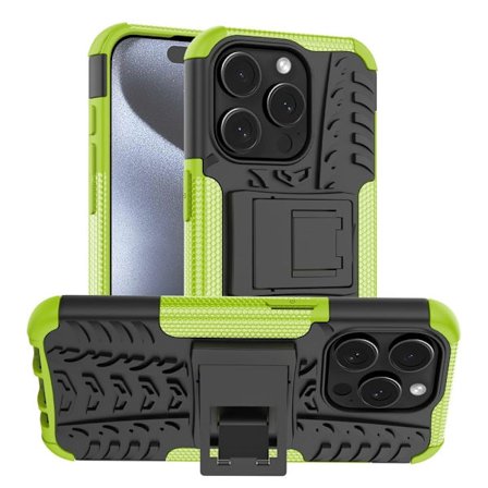Offroad Etui iPhone 15 Pro - Grønn