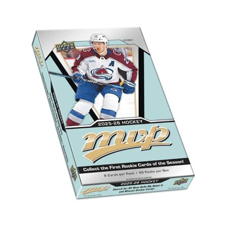 Upper Deck - Noir Trading Cards - NHL 2025-26 Mvp Hobby Box - 20 Packs (160 Cards) @ Hatstore