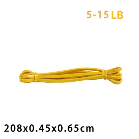 208cm Naturgummi Resistance Band Set Elastiska Yoga/ Fitness Band Styrka Pilates Fitness Utrustning Träning Expander Unisex