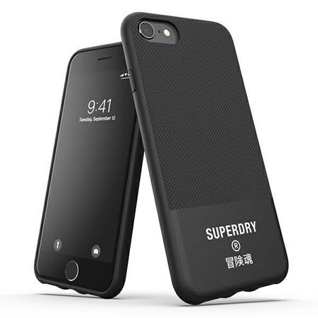 Superdry Molded Canvas Skal Iphone 6/6s/7/8/ Se 2020 - Svart
