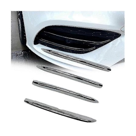4 stk. Frontkofanger Tågelygte Grill Trim Strips Til Cla200 Cla 260 2020-2023 Dekorationsmærkat