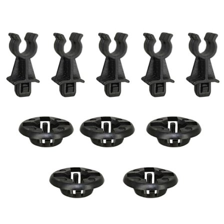 2st/10st Hållare Clip Set Motorhuv Stöd Prod Rod Clamp