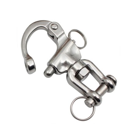 Leuan kääntyvä pikasakkeli 316 ruostumatonta terästä purjeveneeseen Halyard Diving 70/87/128mm pikasakkeli