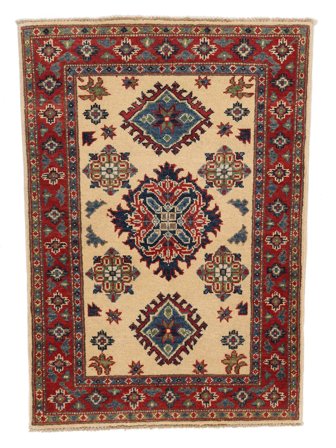 84X121 Koberec Orientální Kazak Fine Tmavě Červená/Oranžová (Vlna, Afghánistán)
