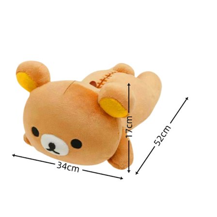 Anime Rilakkuma Tecknad plyschdocka Mjuk björn Leksaker Kawaii Rumsinredning Nalle Plyschar Söt par Björn Julklappar till tjejer