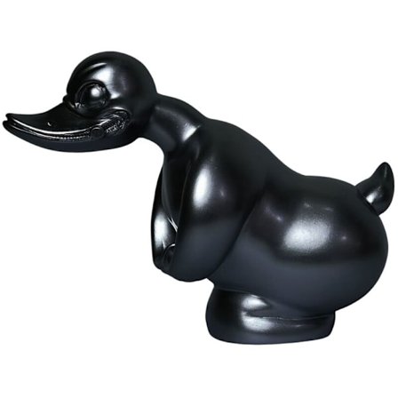 Vihainen Ankka Auton Konepelti Koriste Auto Etu Konepelti Tarra Auto Kojelaudan Koriste Vahva Ankka Koriste Tarvikkeet, Musta