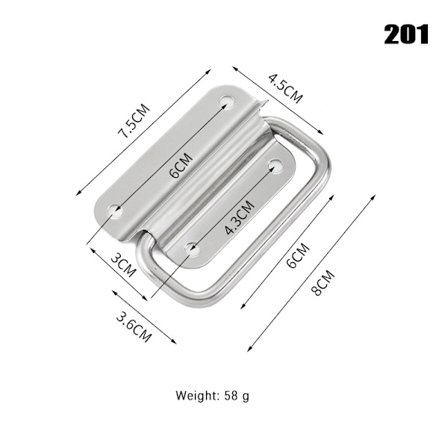 Cabinet Flight Case Solid Furniture Hardware Foldehåndtag Til
