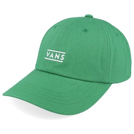 Vans - Groen unconstructed Cap - Half Box Curved Bill Jockey Fairway Dad Cap @ Hatstore