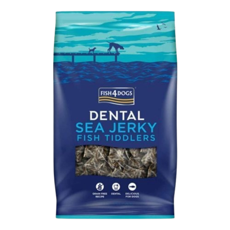 Fish4Dogs - Sea Jerky Tiddlers 115g - Hund - Hundegodbiter & tyggebein - Belønningsgodbiter for hund - ZOO.no