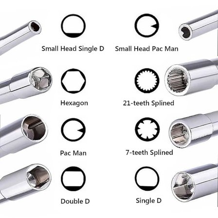8 Erilaista kaasuttimen ruuvimeisseliä, kaasuttimen työkalusarja{EE}