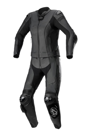 Mono de Cuero para Mujer Alpinestars Stella Missile V2 2 Piezas Negro 46