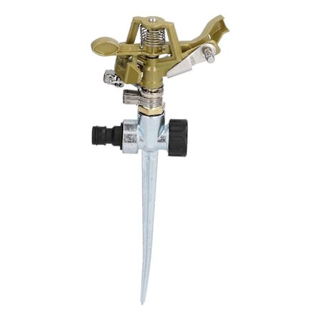 Automatisk sprinkler 360 graders rotasjon vannspreder vanningsverktøy for plen hage metall