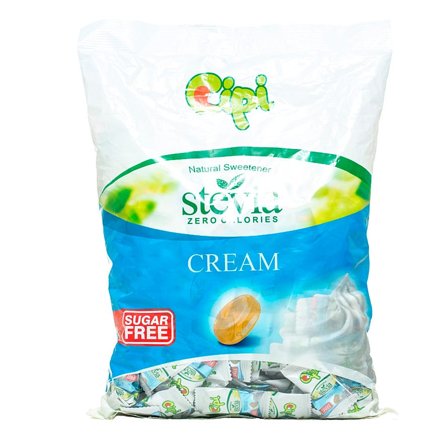 CIPI Sukkerfri Bolcher Fløde 1 kg, Helse & Madvarer, Snacks, Bolsjer & Pastiller