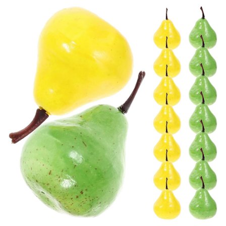 Kunstig Pære Dekoration 40 stk. Bordplade Pære Ornament Pæreform Realistisk Design Fantastisk Til Restaurant Og Hotelindretning[HK]