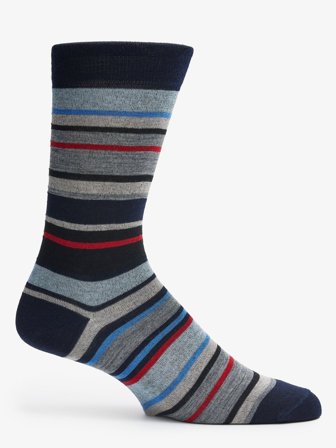 John Henric Men's Blue Socks Lugo Size 43-46