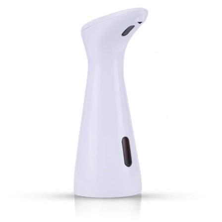 Automatisk flytande tvåldispenser, beröringsfri tvålpump med sensor, vit