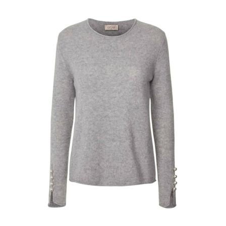 O'tay, Sweater Grijs, Dames, Maat:M,wol