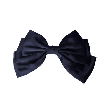 Complement Stor Rosett Med Nackspänne Accessoarer & tillbehör Dam Svart