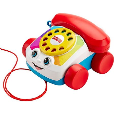 Fischer-Price Chatter Phone, Classic Toy Phone with Lanyard