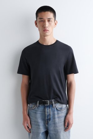 COS Homme Lot De 3 T-Shirts À Col Rond En Coton in Rouge