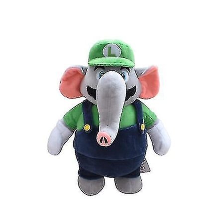 Super Mario Elefant Elefant Mario Elefant Luigi Plysjdukke (FMY)