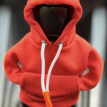 Vaihteenupin hupullinen huppari orange