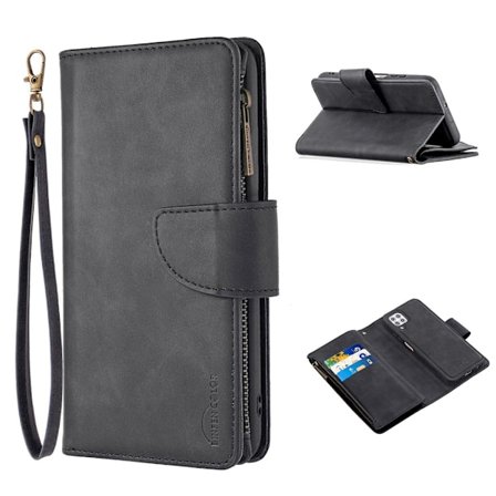 Premium Huawei P40 Lite / Huawei Nova 6 SE fodral - Svart