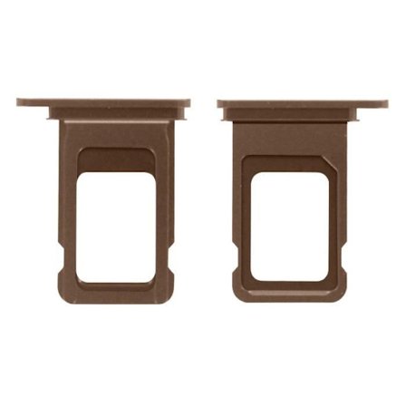 SIM-kort skuffe - Apple - iPhone 11 Pro - 1 slot - Nano Sim - guld gul