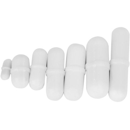 7 stk. magnetiske omrøringsstænger PTFE-stænger til laboratorieblandere Praktisk værktøj til forskere Resistens