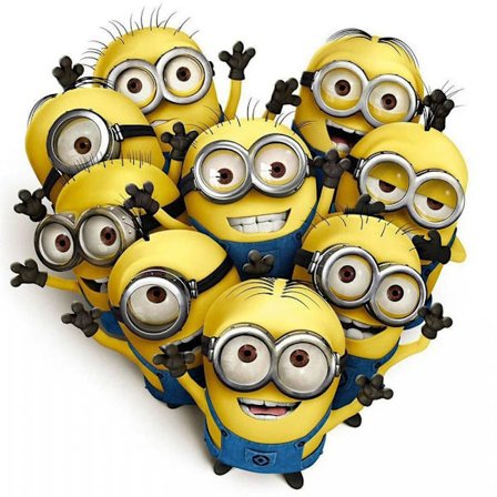 Tegneserie Animation 5D DIY Diamantmaleri Godfather Nine Minions 40*40cm