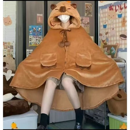 Sød flagermus-fleecetrøje med hætte til voksne Halloween-cosplay