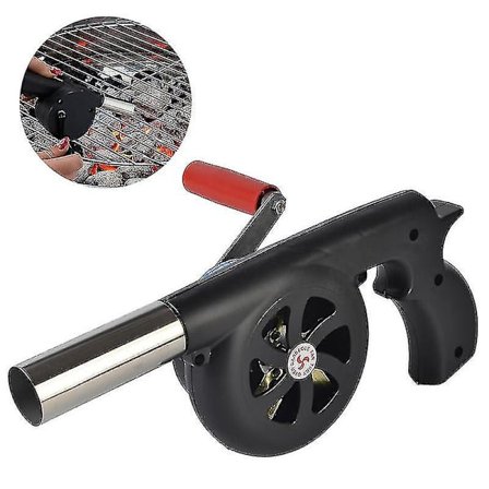 Manuel Barbecue Blæser Udendørs Madlavning Håndsving Blæser Camping Manuel Blæser