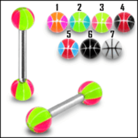 316L kirurgiskt stål Barbell