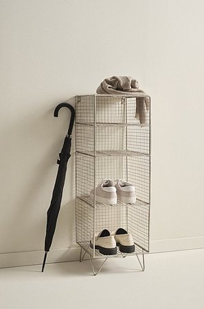 Jotex - Półka Na Buty Srebrny - CALERA - Kup Półka na buty firmy Jotex