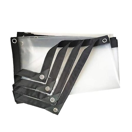 3x4m Transparent Presenning Film Patio Utendørs Vanntett Deksel