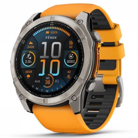 Garmin fenix 8 AMOLED 51mm Sapphire Titanium Graphite / Spark Orange