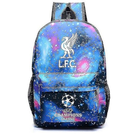 Star Liverpool Uefa Champions League Skulderveske Fan Ryggsekk Student Skolesekk Oppbevaring Bag-i