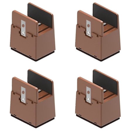 4x Seng Møbel Risere 5/10cm Heavy Duty Justerbar Skrivebord Lifte Ben Forlængelse-jie