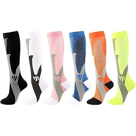 Sport Kompresjonsstrømper Herre- og Damesykkelstrømper Fotballstrømper Stretchstrømper XXL