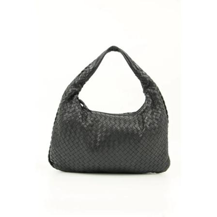 Bottega Veneta Vintage Pre-owned Læder skuldertasker Sort, Dame Vintage Tasker, Størrelse: ONE Size
