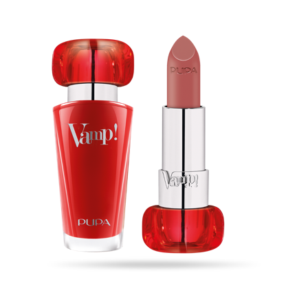Pupa Vamp! Lipstick Rossetto Volumizzante 3,5g Rosewood 107