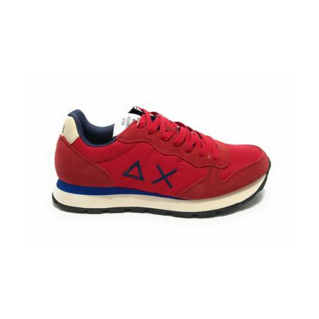 Sun68 - Sneakers - Röd - Herr - Storlek: 44 Eu, Herr, Storlek: 44 EU