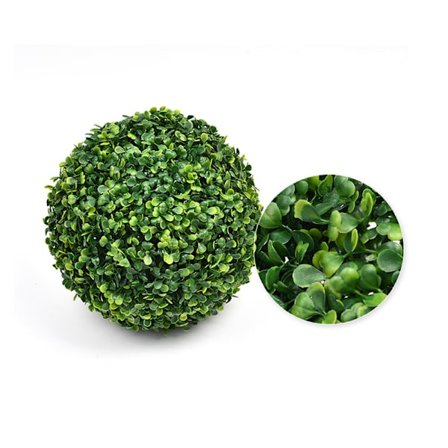 Utendørs hage kunstig grønn topiary ball (Milan gresskule)