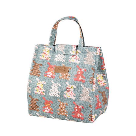 IC 1 bit dammatsäck för barn, enkel vattentät isolerad lunchpåse, isolerad tygpåse för barn till skolan eller resan (blå)