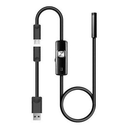 7mm Mini Usb Endoskop Kamera Vanntett 720p Hd Borescope Slange Inspeksjonsrør Videokamera Adapte For Smartphone