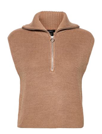 Vest Disa Wool Blend Vests Knitted Vests Beige Lindex