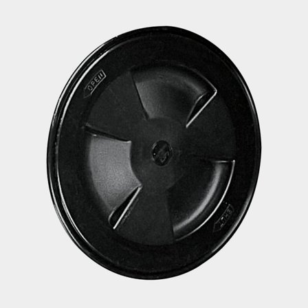 Kontrolní poklop Nuova Rade Inspection Hatch, kulatý, Ø170/130 mm, se šroubovacím víkem, černý